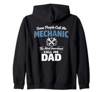 Some People Call Me Mechanic Dad Blue Collar Job Daddy Sudadera con Capucha