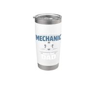 Some People Call Me Mechanic Dad Blue Collar Job Daddy Vaso térmico de acero inoxidable de doble pared