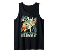 Some People Just Need a Hug BJJ Brazilian Jiu Jitsu Vintage Camiseta sin Mangas