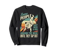 Some People Just Need a Hug BJJ Brazilian Jiu Jitsu Vintage Sudadera