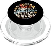 Some People Need A Glue Stick Not Chapstick - PopSockets PopGrip para MagSafe