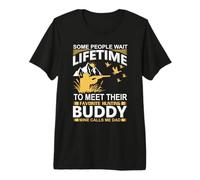 Some People Wait Lifetime To Meet Their Favorite Hunting Camiseta Premium