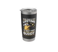 Some People Wait lifetime To Meet Their Favorite Hunting Vaso térmico de acero inoxidable de doble pared