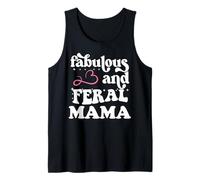 Somebody's Feral Mama Just a Feral Mom Fabulous & Feral Mama Camiseta sin Mangas