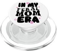 Somebody's Feral Mom In My Feral Mom Era Cute But Feral Mom PopSockets PopGrip para MagSafe