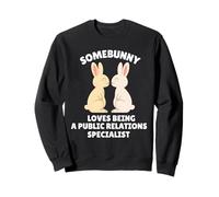 Somebunny ama al especialista en relaciones públicas Conejito de Pascua Sudadera