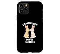 Somebunny ama el Sudoku Lindo Conejo de Pascua Entusiasta de Rompecabezas Carcasa para iPhone 11 Pro
