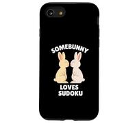 Somebunny ama el Sudoku Lindo Conejo de Pascua Entusiasta de Rompecabezas Carcasa para iPhone SE (2020) / 7/8