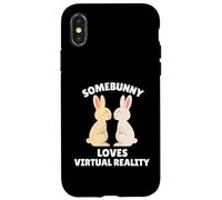 Somebunny ama la Realidad Virtual Lindo Conejo de Pascua VR Regalo Carcasa para iPhone X/XS