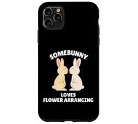 Somebunny Loves Flower Arranging Pascua Bunny Floristería Regalo Carcasa para iPhone 11 Pro MAX