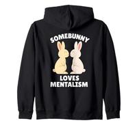 Somebunny Loves Mentalism Lindo Conejo de Pascua Mentalista Regalo Sudadera con Capucha
