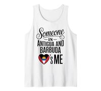 Someone In Antigua and Barbuda Loves Me Long Distance Camiseta sin Mangas