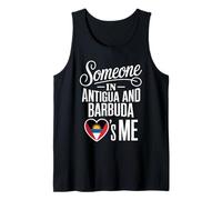 Someone In Antigua and Barbuda Loves Me Long Distance Camiseta sin Mangas
