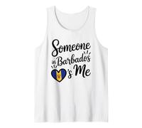 Someone In Barbados Loves Me Barbadian Camiseta sin Mangas