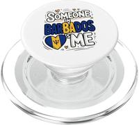 Someone In Barbados Loves Me Barbados Pride PopSockets PopGrip para MagSafe