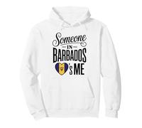 Someone In Barbados Loves Me Heart Flag Forever Sudadera con Capucha