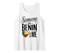 Someone In Benin Loves Me Long Distance Romantic Family Camiseta sin Mangas