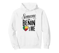 Someone In Benin Loves Me Long Distance Romantic Family Sudadera con Capucha