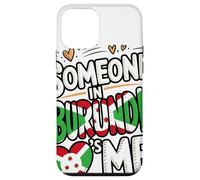 Someone In Burundi Loves Me Heart Love Pride Carcasa para iPhone 12 Mini