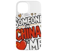 Someone In China Loves Me Cute Heart China Carcasa para iPhone 14