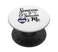 Someone In El Salvador Loves Me Salvadoran PopSockets PopGrip Adhesivo