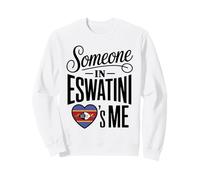 Someone In Eswatini Loves Me Heart Flag Long Distance Sudadera