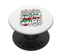 Someone In Iran Loves Me Long Distance Love PopSockets PopGrip Adhesivo