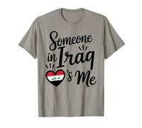 Someone In Iraq Loves Me Heart Iraq Flag Family Camiseta