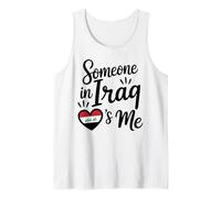 Someone In Iraq Loves Me Heart Iraq Flag Family Camiseta sin Mangas