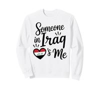 Someone In Iraq Loves Me Heart Iraq Flag Family Sudadera