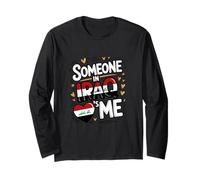 Someone In Iraq Loves Me Heart Iraq Flag Manga Larga