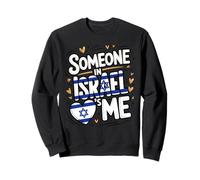 Someone In Israel Loves Me Cute Israel Heart Sudadera