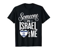 Someone In Israel Loves Me Heart Flag Israel Camiseta