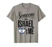 Someone In Israel Loves Me Heart Flag Israel Camiseta