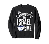 Someone In Israel Loves Me Heart Flag Israel Sudadera