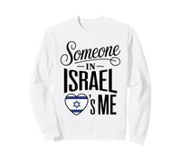Someone In Israel Loves Me Heart Flag Israel Sudadera
