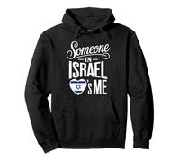 Someone In Israel Loves Me Heart Flag Israel Sudadera con Capucha