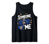 Someone In Kosovo Love Me Heart Kosovo Map Camiseta sin Mangas