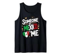 Someone In Mexico Loves Me Mexican Flag Heart Camiseta sin Mangas