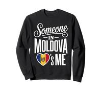 Someone In Moldova Loves Me Moldovan Heart Flag Sudadera