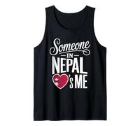 Someone In Nepal Loves Me Long Distance Love Camiseta sin Mangas