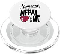 Someone In Nepal Loves Me Long Distance Love PopSockets PopGrip para MagSafe