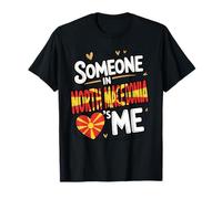 Someone In North Macedonia Loves Me Heart Camiseta