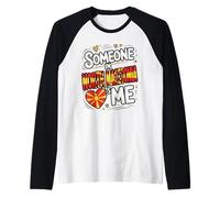 Someone In North Macedonia Loves Me Heart Camiseta Manga Raglan