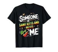 Someone In Saint Kitts and Nevis Loves Me Heart Camiseta