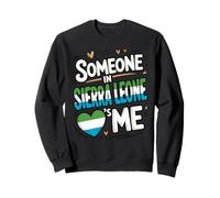 Someone In Sierra Leone Loves Me Heart Flag Pride Sudadera