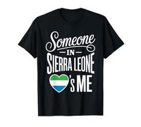 Someone In Sierra Leone Loves Me Heart Pride Camiseta