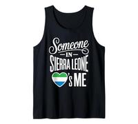 Someone In Sierra Leone Loves Me Heart Pride Camiseta sin Mangas