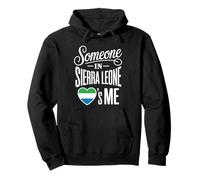 Someone In Sierra Leone Loves Me Heart Pride Sudadera con Capucha