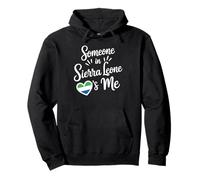 Someone In Sierra Leone Loves Me Long Distance Love Sudadera con Capucha